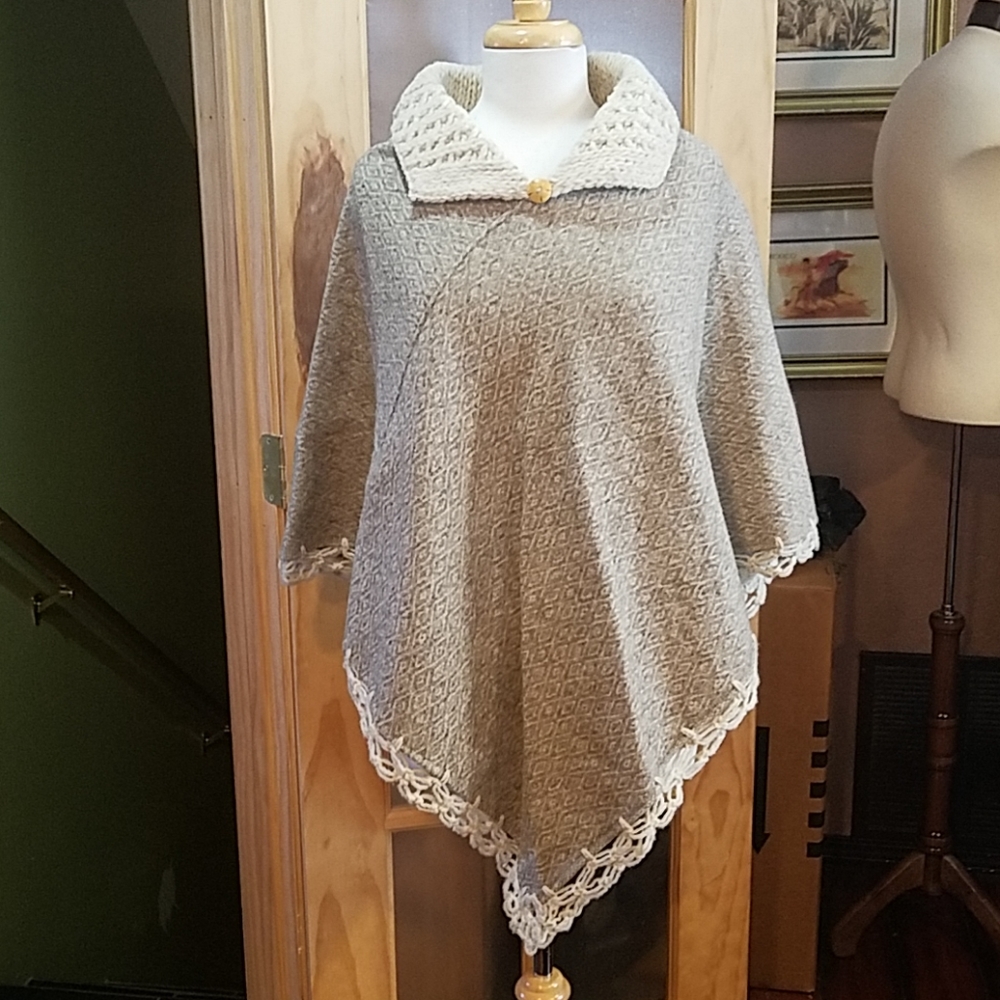 Handmade jorongo (Mexican poncho)